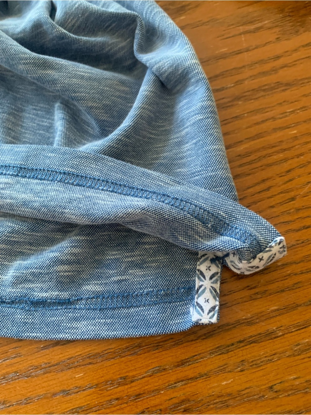 Denim & Flower Polo Shirt - Picture 12 of 15